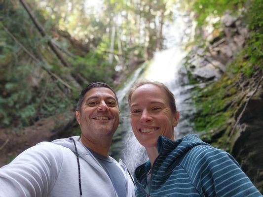 Fletcher Falls, BC team bonding hike at our 2024 4th Quarter business strategy retreat in Ainsworth, BC