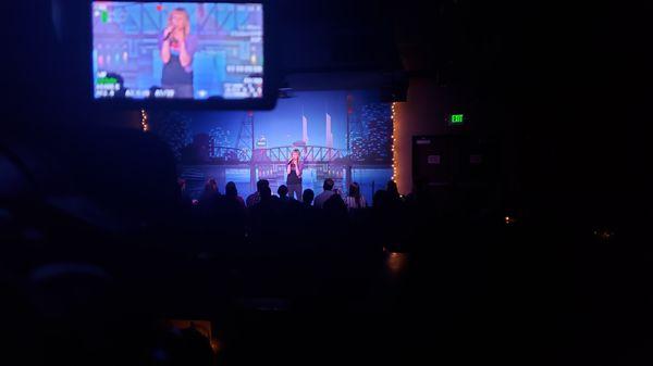 Filming for the hilarious Maria Bamford at Helium Comedy Club