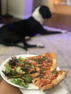 Margarita Pizza & Garden Salad