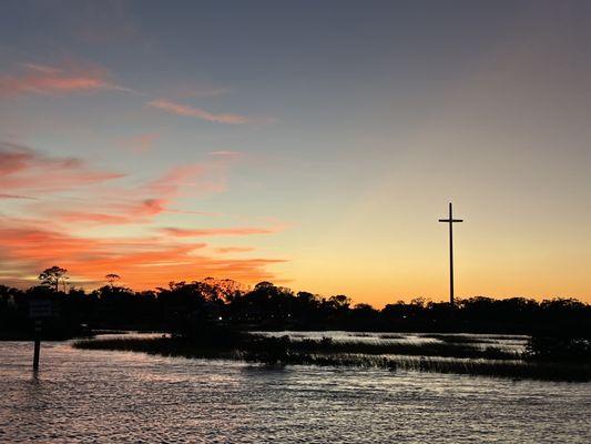 Sunset by the Great Cross