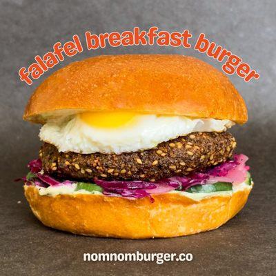 Falafel Breakfast Burger