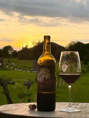 Sunset and wine at Vinecrafters