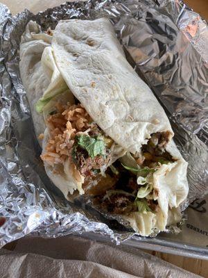 Monster Brisket Burrito