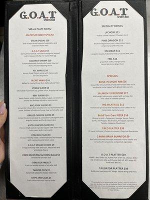 Menu (7/17/22)