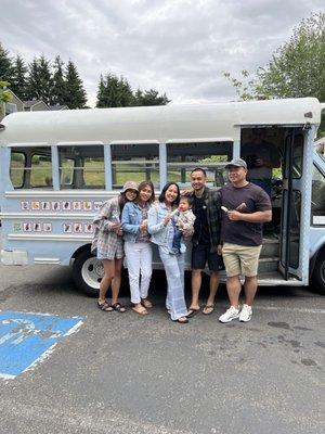 The cutest mini-bus/ ice cream truck!!