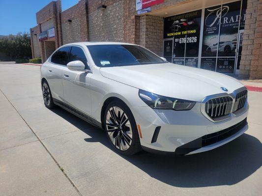 2024 bmw i5 got 15% premium ceramic all sides and rear window