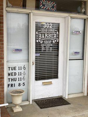 Barber Shop Hours