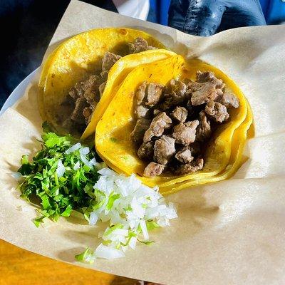 Tacos de ribeye (asada)