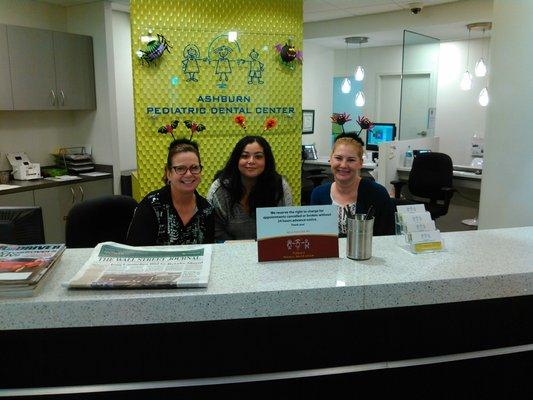 The amazing front desk staff!