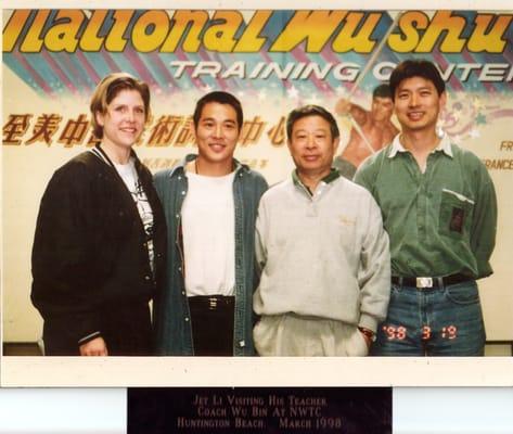 Jet Li and his teacher Wu Bin visit NWTC.