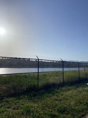 view of the silver lake reservoir