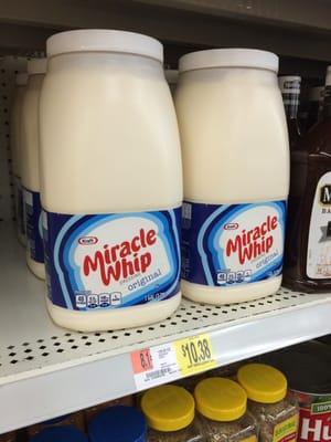 Who needs a GALLON of mayo?  I guess if you have 19 children, it's perfect.