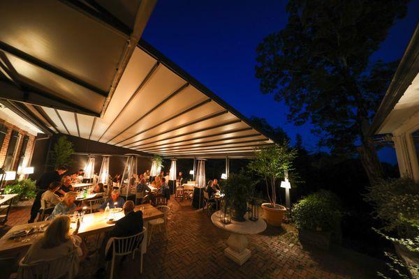 Upper Patio with Retractable Awning