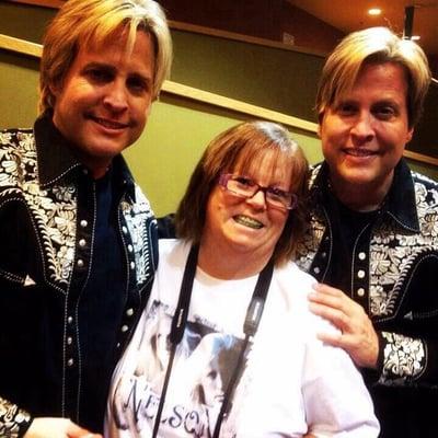 Me with Matthew & Gunnar Nelson after their show at Higley Center For The Performing Arts