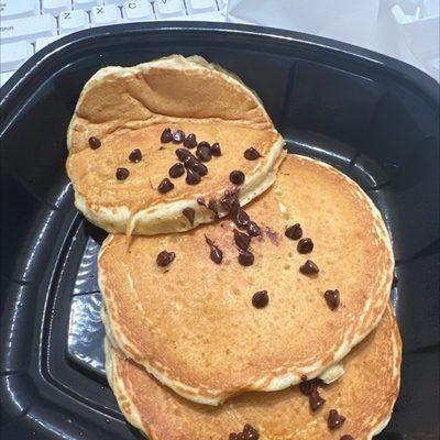 Been to a lot of OPH never had any chocolate chip pancakes that looks so bland like this.... Where's the whip nothing