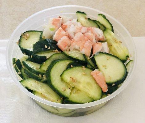 Sunomono Salad with shrimp (to-go)