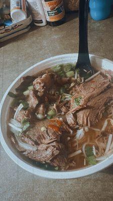 Oxtail and Brisket Noodle Soup