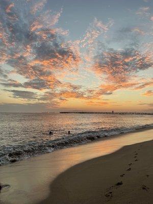 Sunset at Seal Beach