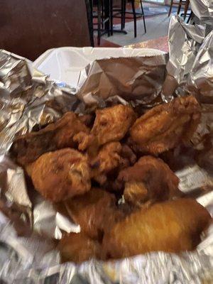 10 big wings to go. I will enjoy them for a snack later.