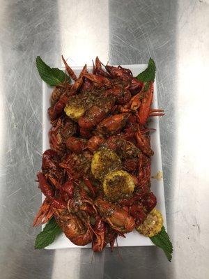 Lemon pepper Crawfish