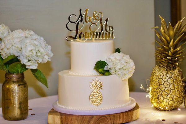 2 layer custom Wedding cake