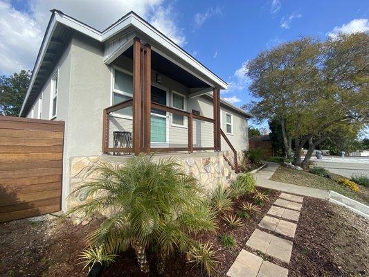 Front porch and fence remodel