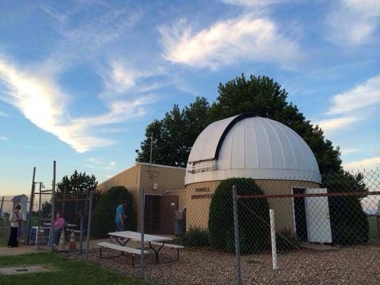 Photo taken in 2014 by Cindy Bahl of Powell Observatory.