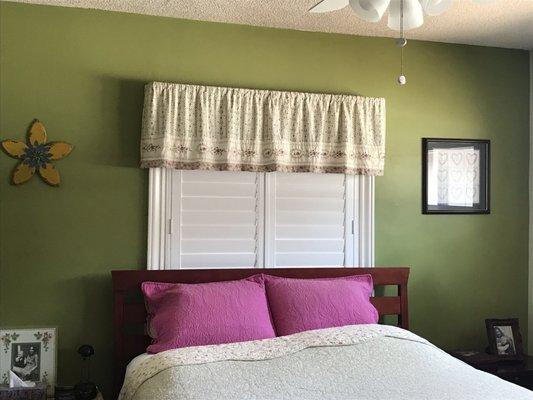 Bedroom shutters