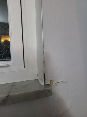 Leak in childs bedroom, Company has not and will not get someone out to repair, I have sent photos, emailed and called.