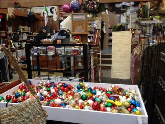 I stopped in around Christmas time and they had lots of ornaments and decorations for the holiday!