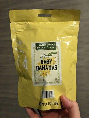 Dried baby bananas