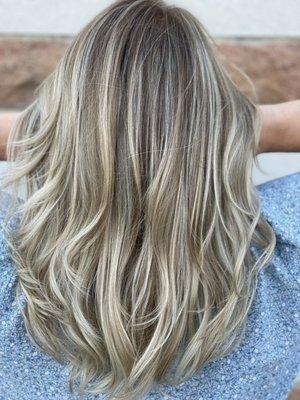 Balayage Blonde hair