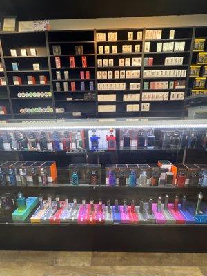 A huge selection of vapes