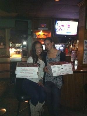 Natty girls selling late night pies. Yummy!