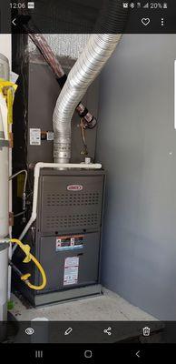 Lennox system installed