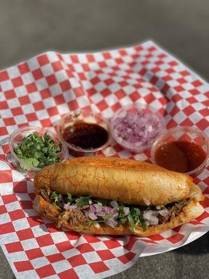 Birria sandwich