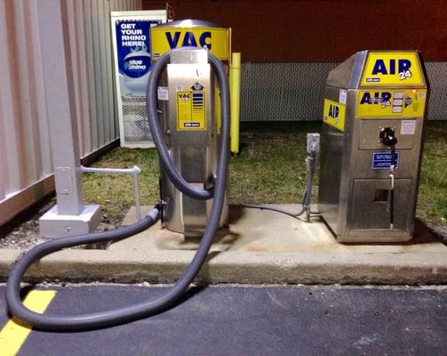 Eight pumps, convenience store, car vacuum cleaners, air for your tires, etc.