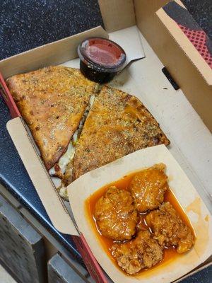 New "MyHut" Box with a Pepperoni Sausage Pizza Melt & Boneless Buffalo Wings (a little over $10 w/ tax.)