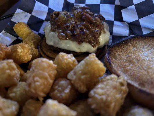 Bacon jam burger.