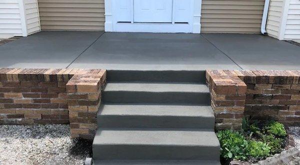 Concrete steps