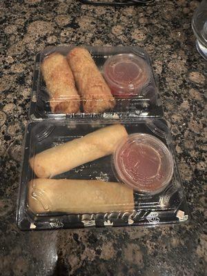 Japanese Egg Roll Pork Egg Roll... comes with their sauces