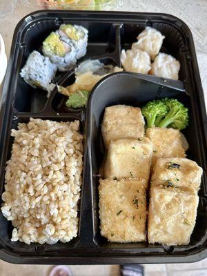 10. 1. Tofu Teriyaki Lunch Box