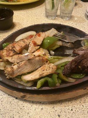 Fajita meat was the best