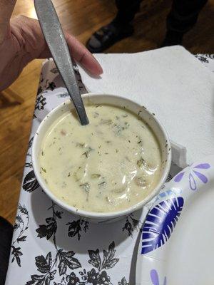 Clam chowder