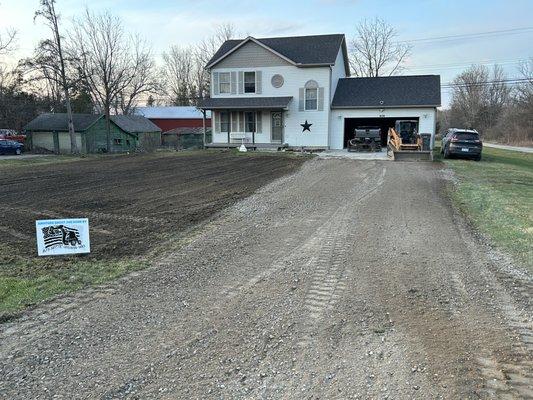 Septic Field Installation & Driveway Regrade