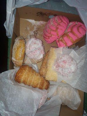 Cream horns, conchas, cream danish, and a few more