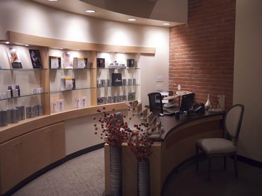 Skin Center reception