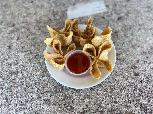 Cream cheese wontons