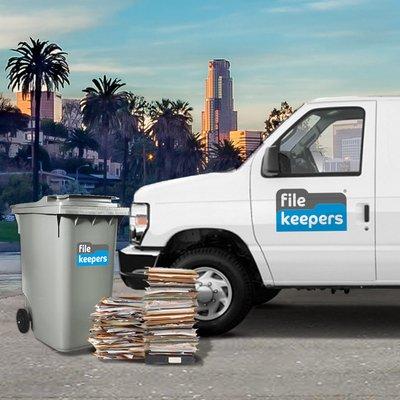 One-time shredding, monthly bin service and on-site shredding available.