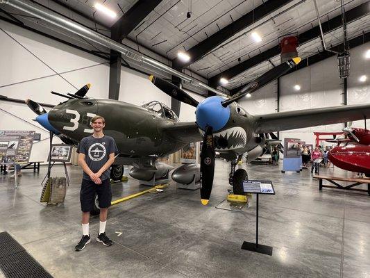 Fully restored P-38 Lightning